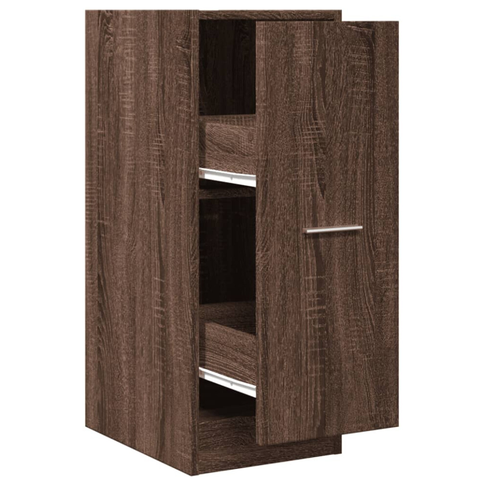 (brown oak, 30 x 41 x 77.5 cm) vidaXL Apothecary Cabinet Storage Cabinet Apothecary Cupboard Engineered Wood