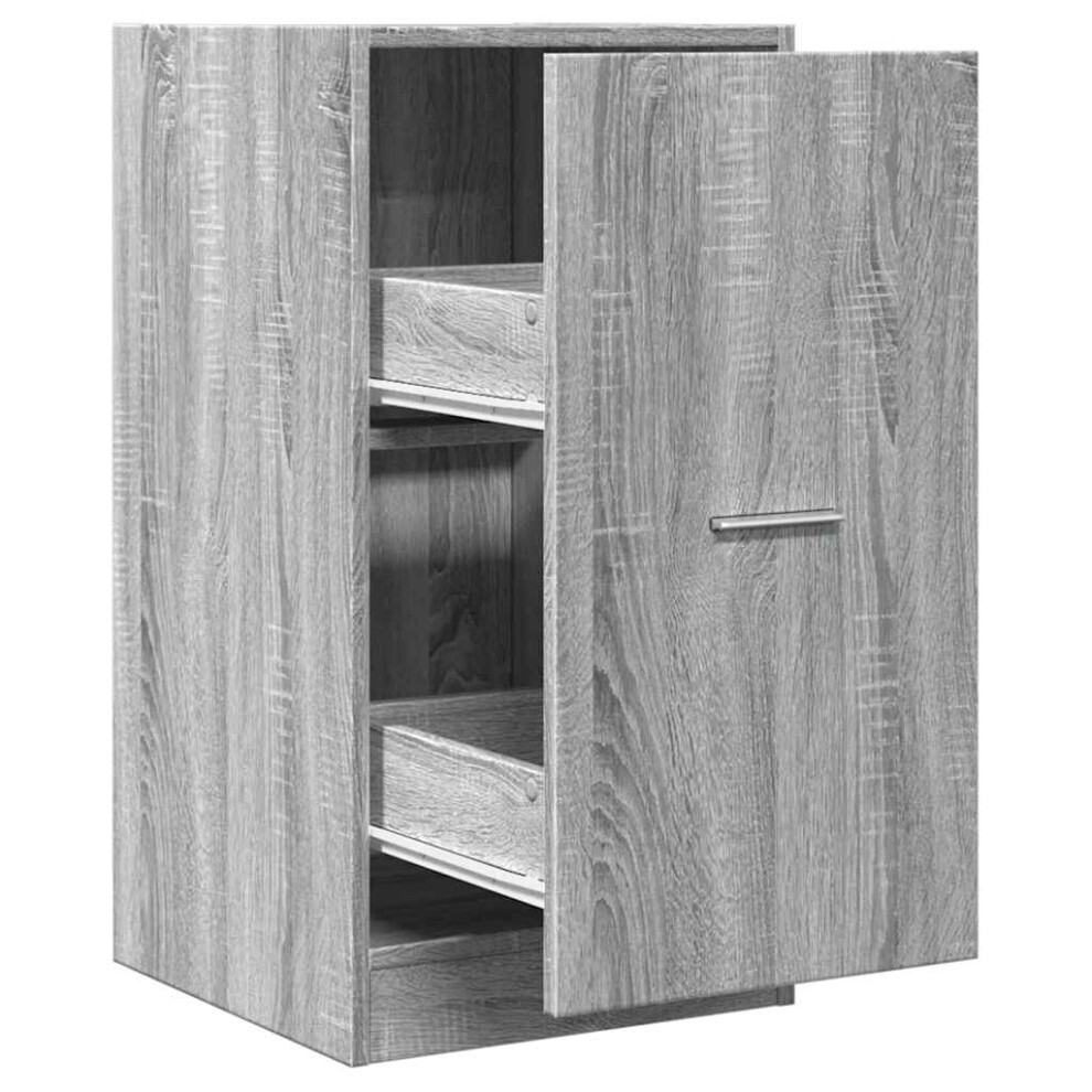 (grey sonoma, 40 x 41 x 77.5 cm) vidaXL Apothecary Cabinet Storage Cabinet Apothecary Cupboard Engineered Wood