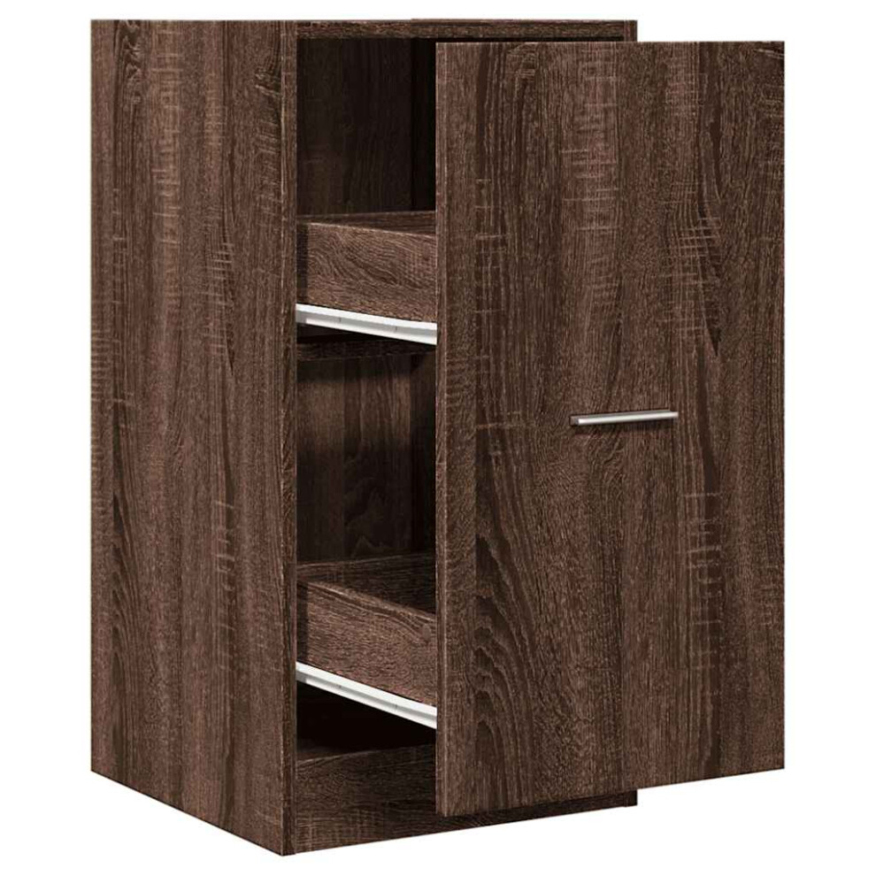 (brown oak, 40 x 41 x 77.5 cm) vidaXL Apothecary Cabinet Storage Cabinet Apothecary Cupboard Engineered Wood