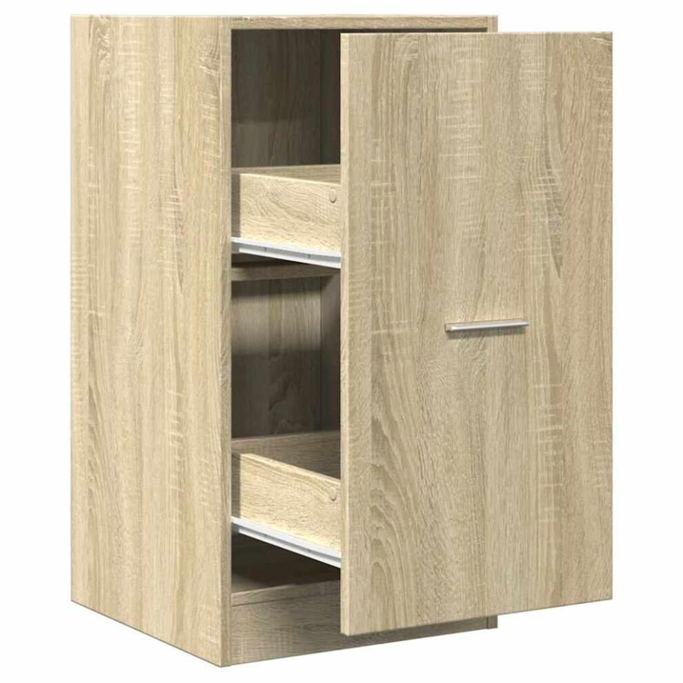 Vidaxl (Sonoma Oak, 40 X 41 X 77.5 Cm) Apothecary Cabinet Storage Cabinet Apothecary Cupboard Engineered Wood