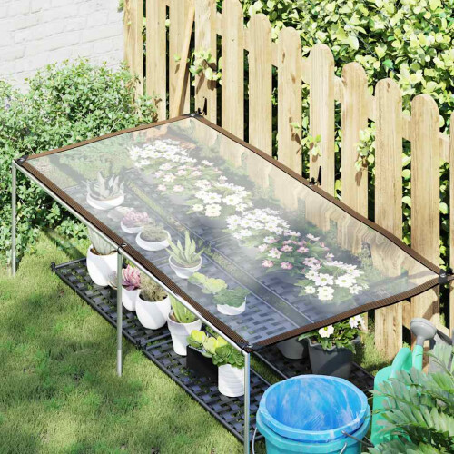 VidaXL vidaXL Transparente Plane mit Ösen 1x2 m Polyethylen 1