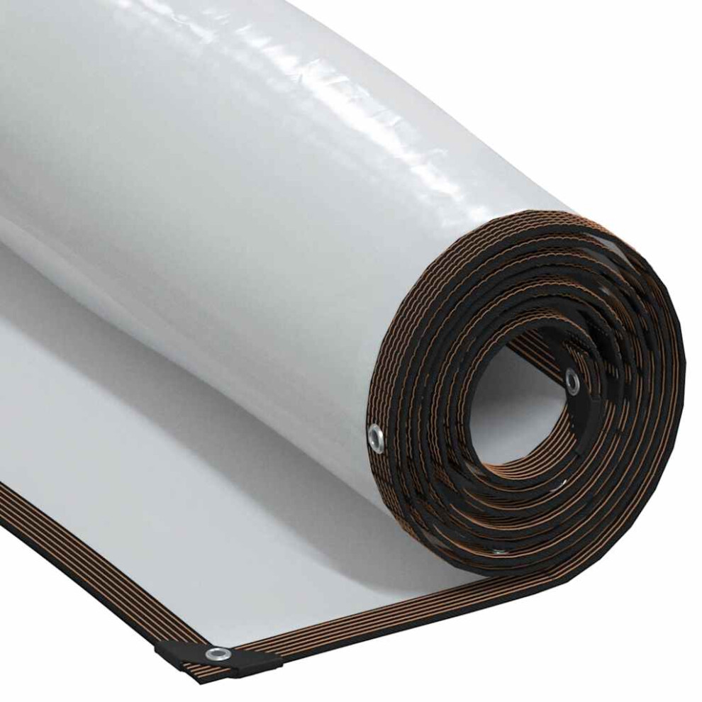 (6 x 6 m) vidaXL Clear Tarpaulin & Eyelets Clear Tarp Waterproof Tarpaulin Polyethylene
