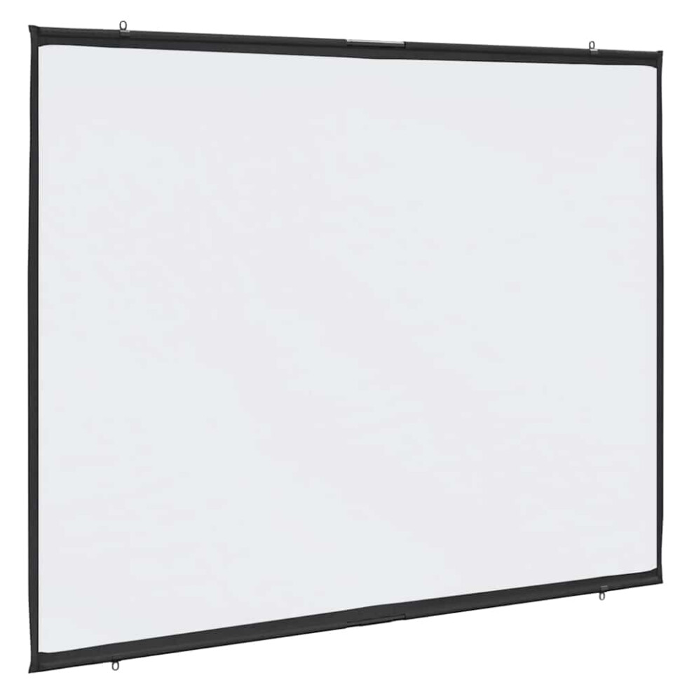 (90'' (4:3)) vidaXL Projection Screen Wall-Hanging Home Theater Presentation Screen 4:3