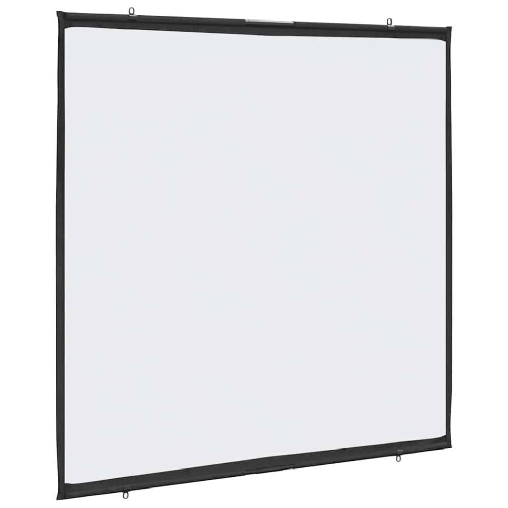 (67'' (1:1)) vidaXL Projection Screen Wall-Hanging Home Theater Presentation Screen 4:3