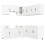 VidaXL (white) vidaXL Kitchen Cabinet Set Highboard Cabinet Storage Cupboard Engineered Wood 1