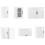 VidaXL (gloss white) vidaXL Kitchen Cabinet Set Highboard Cabinet Storage Cupboard Engineered Wood 5