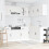 VidaXL (white) vidaXL Kitchen Cabinet Set Highboard Cabinet Storage Cupboard Engineered Wood 3