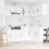 VidaXL (gloss white) vidaXL Kitchen Cabinet Set Highboard Cabinet Storage Cupboard Engineered Wood 3