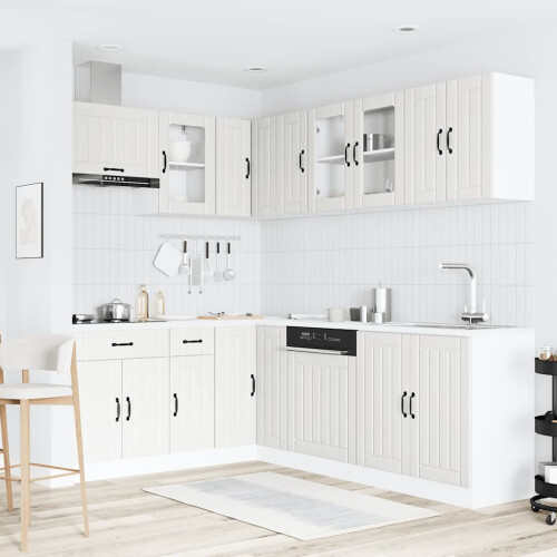 VidaXL (white) vidaXL Kitchen Cabinet Set 11 Piece Cupboard Storage Cabinet Engineered Wood 2