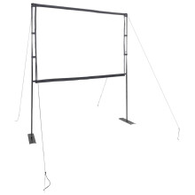 (90'' (4:3)) vidaXL Projection Screen with Stands Home Theater Presentation Screen 4:3
