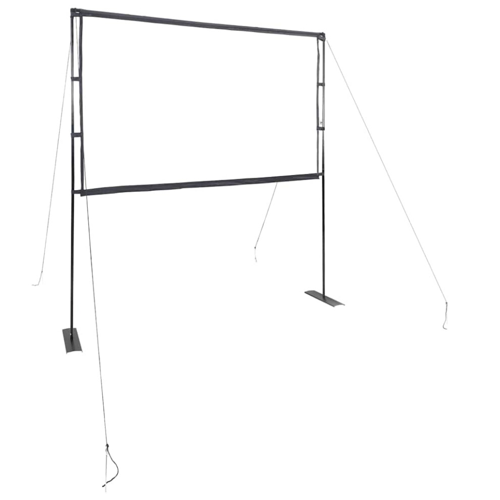 Vidaxl (84'' (16:9)) Projection Screen With Stands Home Theater Presentation Screen 4:3