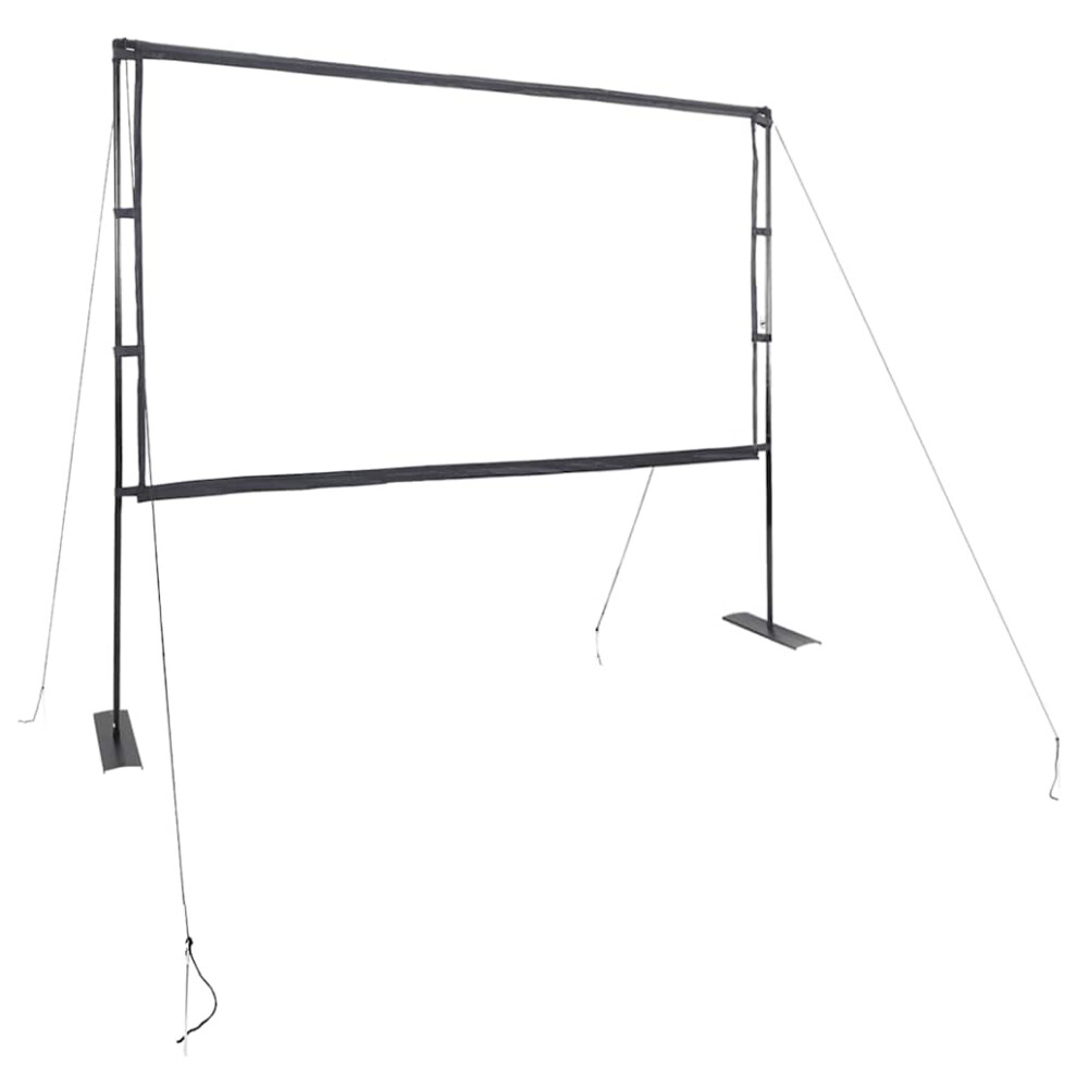 Vidaxl (120'' (16:9)) Projection Screen With Stands Home Theater Presentation Screen 4:3