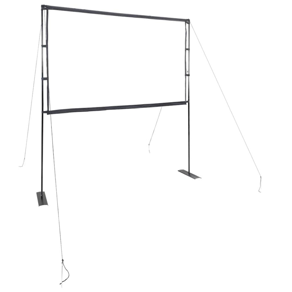 (90'' (16:9)) vidaXL Projection Screen with Stands Home Theater Presentation Screen 4:3