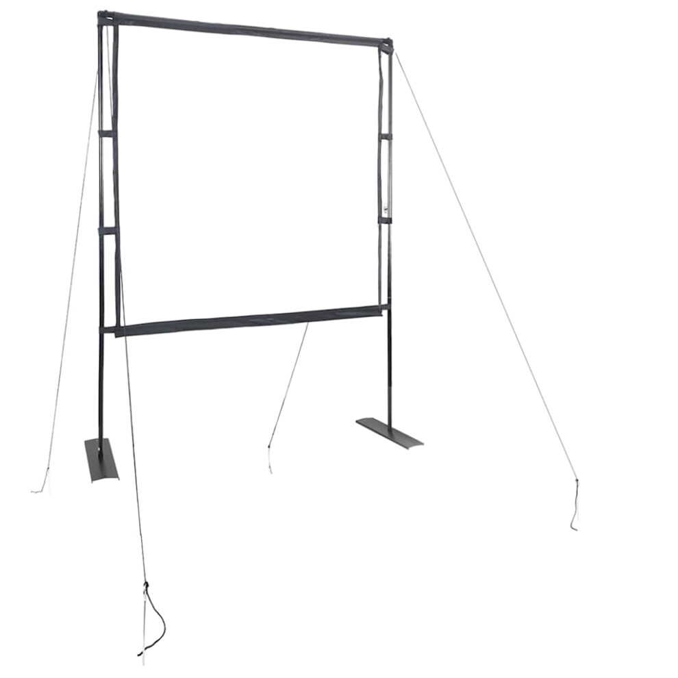 (89'' (1:1)) vidaXL Projection Screen with Stands Home Theater Presentation Screen 4:3