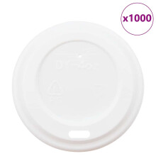 (60 mm) vidaXL Paper Coffee Cup Lids Coffee Disposable Cup Lids 1000 pcs White Plastic