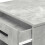 VidaXL (concrete grey) vidaXL Desk with Drawer and Shelf Writing Table Study Desk Engineered Wood 8