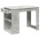 VidaXL (concrete grey) vidaXL Desk with Drawer and Shelf Writing Table Study Desk Engineered Wood 5
