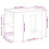 VidaXL (concrete grey) vidaXL Desk with Drawer and Shelf Writing Table Study Desk Engineered Wood 10