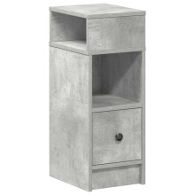 (concrete grey, 1 pcs) vidaXL Bedside Cabinets with Drawer Nightstand Bed Side Table Side Cabinet