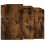 VidaXL (smoked oak) vidaXL Nesting Tables Hallway End Table Coffee Table 3 pcs Engineered Wood 5