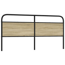 vidaXL Ersatz-Kopfteil Sonoma-Eiche 180 cm Stahl und Holzwerkstoff
