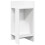 VidaXL (white, 1 pcs) vidaXL Side Tables with Shelf Hallway Tea End Table Centre Accent Sofa Table 2