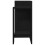 VidaXL (black, 2 pcs) vidaXL Side Tables with Shelf Hallway Tea End Table Centre Accent Sofa Table 5