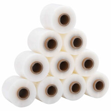 (transparent, 10 cm x 150 m/ 10 pcs) vidaXL Stretch Films 10 pcs Black 23 µm 10 cm x 300 m packaging film