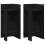 VidaXL (black, 2 pcs) vidaXL Side Tables with Shelf Hallway Tea End Table Centre Accent Sofa Table 2