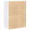 VidaXL (white, 2 pcs) vidaXL Cabinets with 2 Drawers Cupboard Sideboard Highboard Engineered Wood 7