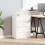 VidaXL (white, 2 pcs) vidaXL Cabinets with 2 Drawers Cupboard Sideboard Highboard Engineered Wood 3
