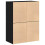 VidaXL (black, 2 pcs) vidaXL Cabinets with 2 Drawers Cupboard Sideboard Highboard Engineered Wood 7