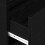 VidaXL (black, 2 pcs) vidaXL Cabinets with 2 Drawers Cupboard Sideboard Highboard Engineered Wood 8