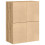 VidaXL vidaXL Schränke mit 4 Schubladen  2 Stk. Artisan-Eiche 60x31x40cm 7