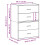 VidaXL vidaXL Schränke mit 4 Schubladen  2 Stk. Artisan-Eiche 60x31x40cm 4