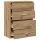 VidaXL vidaXL Schränke mit 4 Schubladen  2 Stk. Artisan-Eiche 60x31x40cm 5