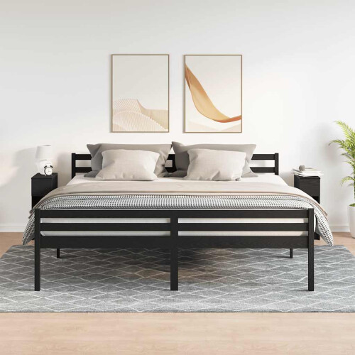 VidaXL vidaXL Nachttische mit Schublade 2Stk. Schwarz Eichen-Optik 20x36x60cm 2