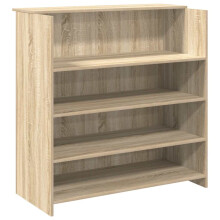vidaXL Empfangstresen Sonoma-Eiche 100 x 50 x 103,5 cm Holzwerkstoff