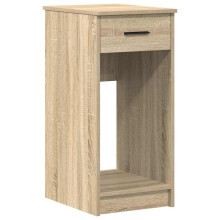 (sonoma oak) vidaXL Computer Tower Stand with Drawer Cpu Stand Cpu Holder PC Holder Desk
