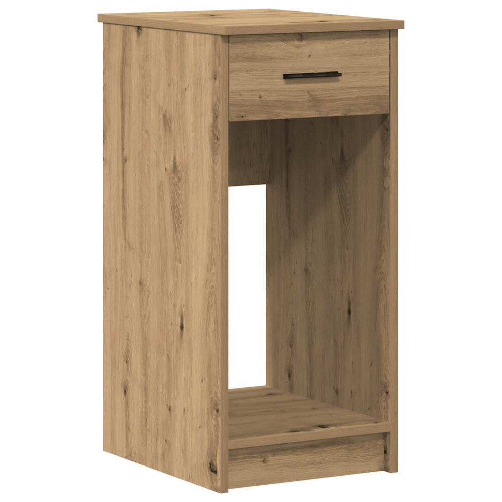 Vidaxl (Artisan Oak) Computer Tower Stand With Drawer Cpu Stand Cpu Holder Pc Holder Desk