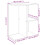 VidaXL (white, 2 pcs) vidaXL Bedside Tables Nightstand Bedroom Bed Table Side Table Engineered Wood 11