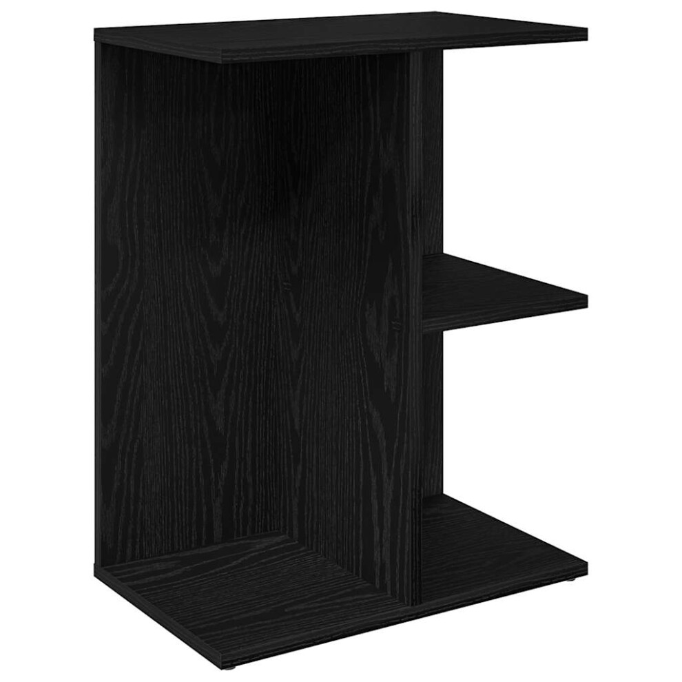 (black, 1 pcs) vidaXL Bedside Tables Nightstand Bedroom Bed Table Side Table Engineered Wood