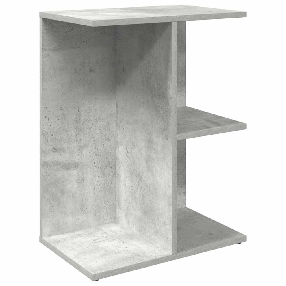 Vidaxl (Concrete Grey, 1 Pcs) Bedside Tables Nightstand Bedroom Bed Table Side Table Engineered Wood