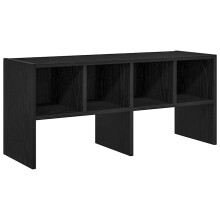 (black, 1 pcs) vidaXL Shoe Racks 2 pcs Stackable Brown Oak 89.5x30x40 cm shoe storage rack