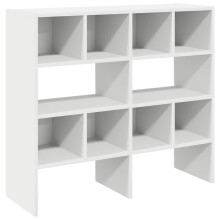 (white, 2 pcs) vidaXL Shoe Racks 2 pcs Stackable Brown Oak 89.5x30x40 cm shoe storage rack
