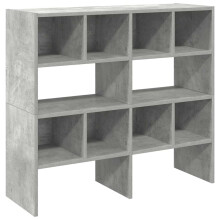 (concrete grey, 2 pcs) vidaXL Shoe Racks 2 pcs Stackable Brown Oak 89.5x30x40 cm shoe storage rack