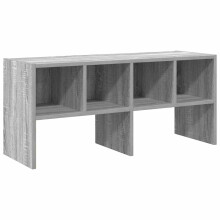 (grey sonoma, 1 pcs) vidaXL Shoe Racks 2 pcs Stackable Brown Oak 89.5x30x40 cm shoe storage rack