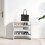 VidaXL (white, 2 pcs) vidaXL Shoe Racks Stackable Shoe Cabinet Shoe Storage Shelf Hallway Cupboard 3