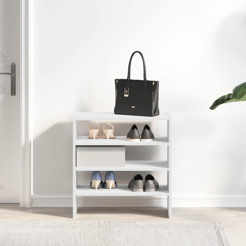 VidaXL (white, 2 pcs) vidaXL Shoe Racks Stackable Shoe Cabinet Shoe Storage Shelf Hallway Cupboard 2