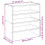 VidaXL (black, 2 pcs) vidaXL Shoe Racks Stackable Shoe Cabinet Shoe Storage Shelf Hallway Cupboard 4